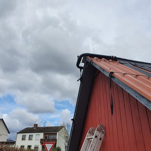 Solaranlage auf Blechdach 